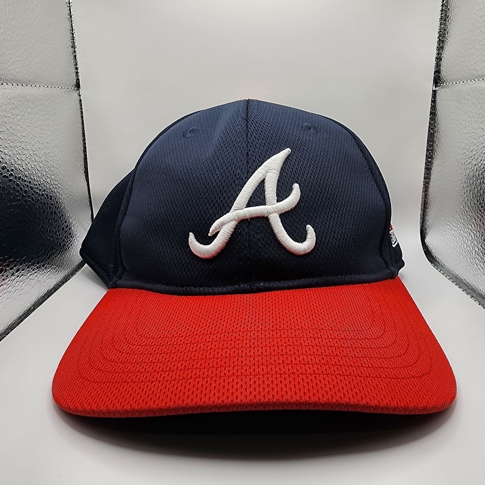 Atlanta Braves OC Sports MLB Cap Adult Strap Back Blue OSFM Fan Apparel - Picture 1 of 6